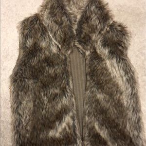Brown Furry vest